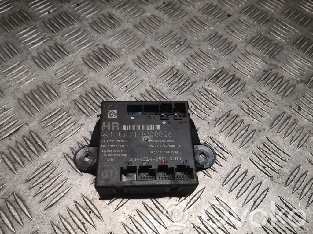 Mercedes-Benz E W212 Unitate/modul comandă uși 