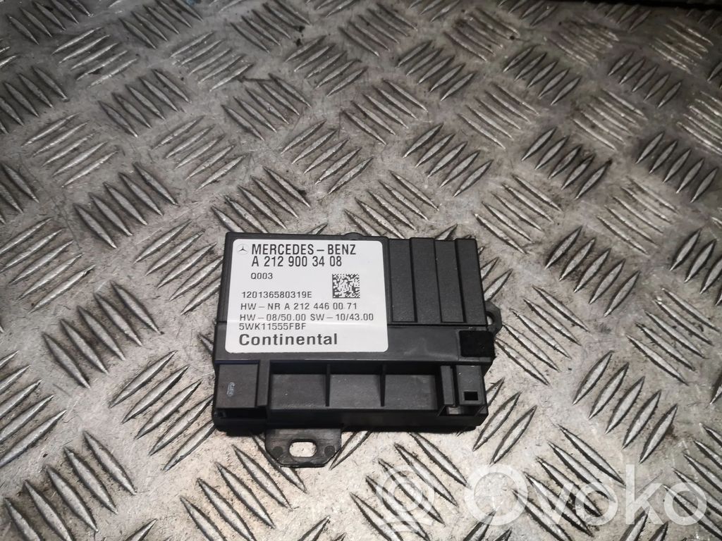 Mercedes-Benz E W212 Unité de commande / module de pompe à carburant 
