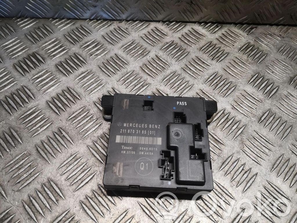 Mercedes-Benz E W211 Unitate/modul comandă uși 
