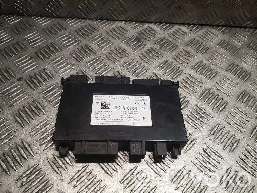 Mercedes-Benz E C207 W207 Module de commande de siège 