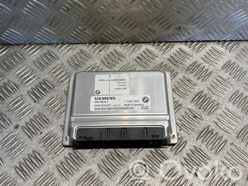 BMW X3 E83 Engine control unit/module 