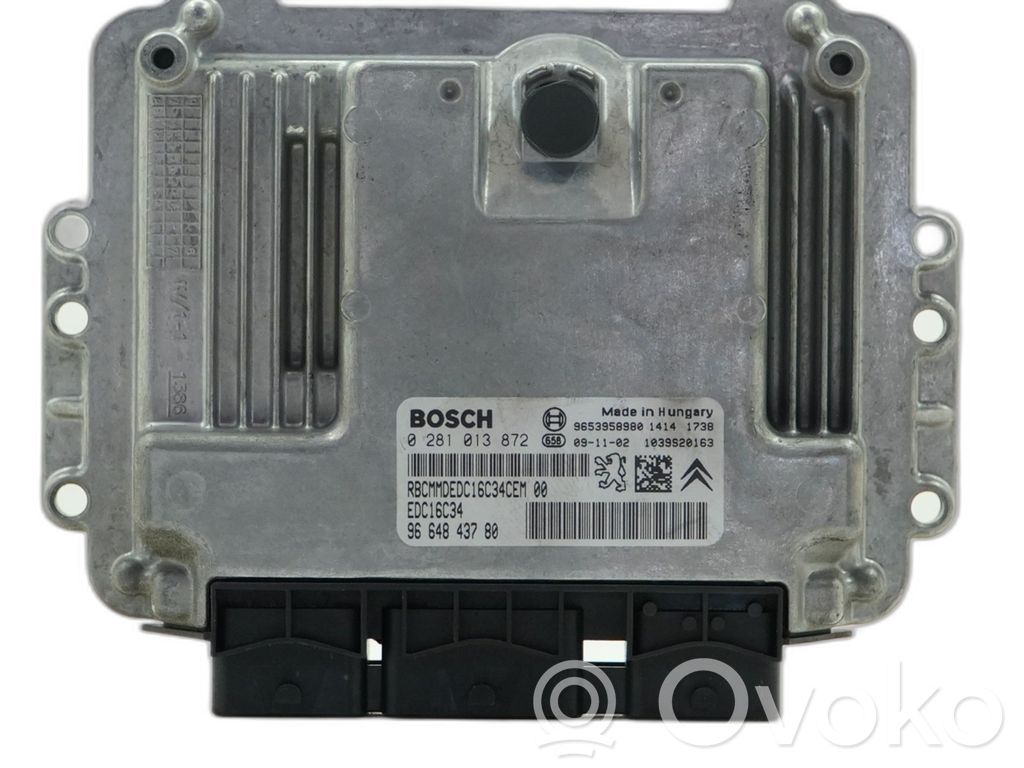 Peugeot 207 Unitate/modul de control motor 