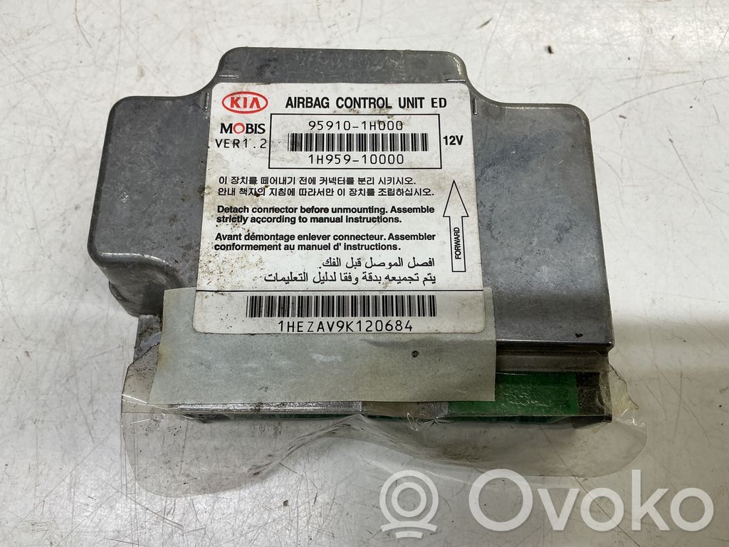 Unidad de control/módulo del Airbag   959101H000,1H95910000