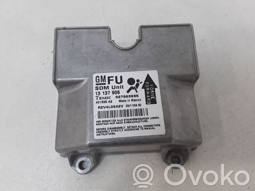 Opel Astra H Airbag control unit/module 