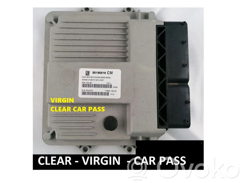 Opel Corsa D Engine control unit/module ECU 