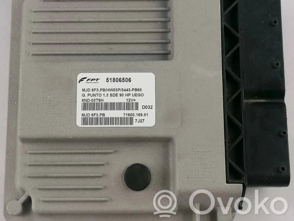 Fiat Grande Punto Engine control unit/module 