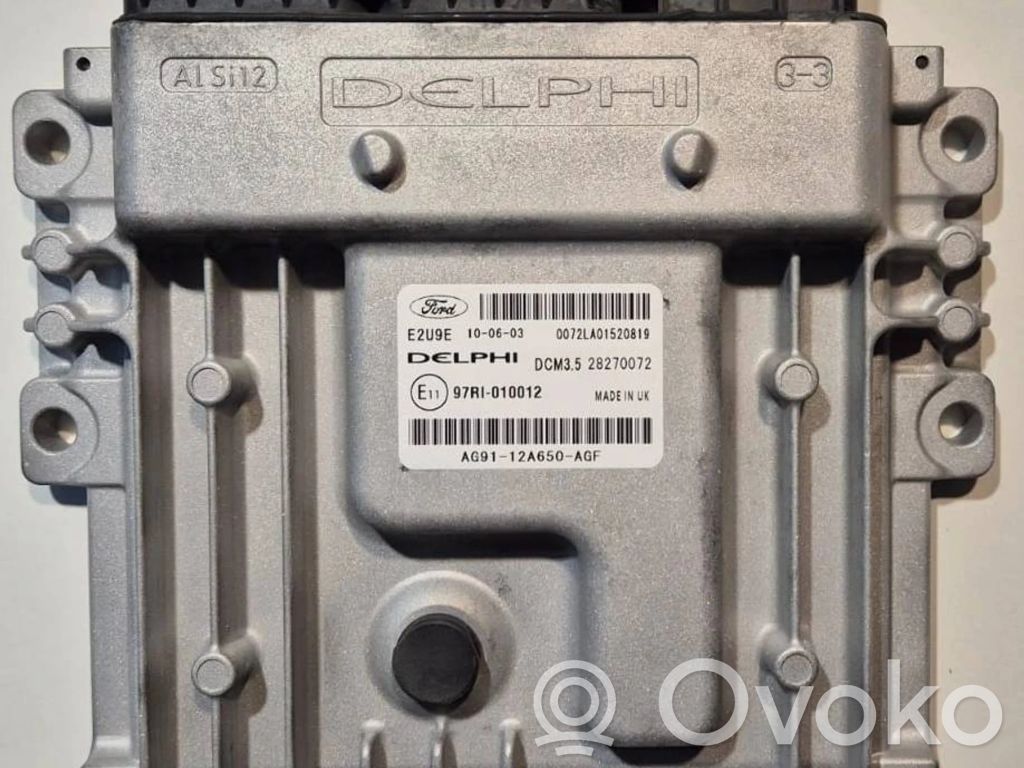 Engine control unit/module   AG9112A650AGF,97RI010012,28270072,0072EA01520819