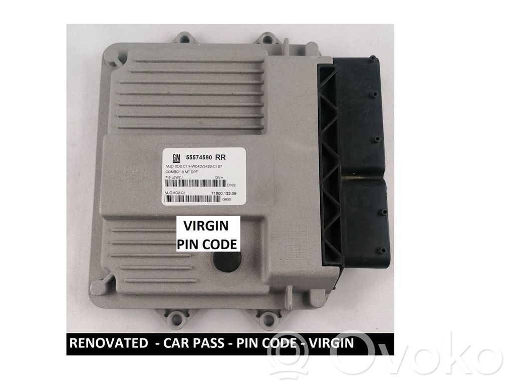 Engine control unit/module ECU   55574590,MJD602C1