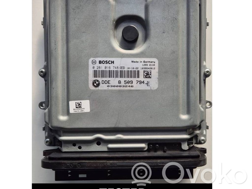 Engine control unit/module   0281016748,DDE8509794,0281016748