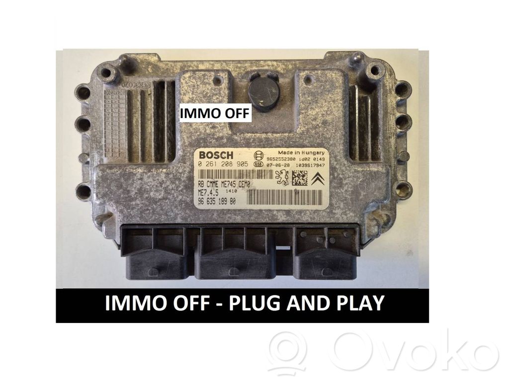 Peugeot Partner Engine control unit/module 