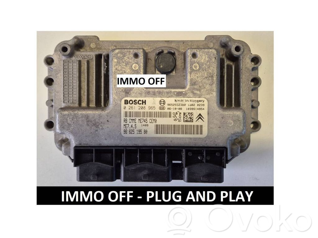 Peugeot 207 Engine control unit/module 