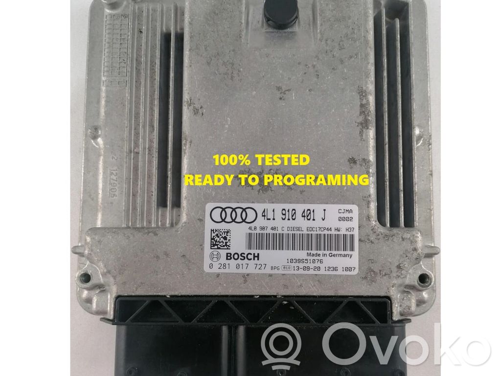 Engine control unit/module   4L1910401J,0281017727,4L0907401C