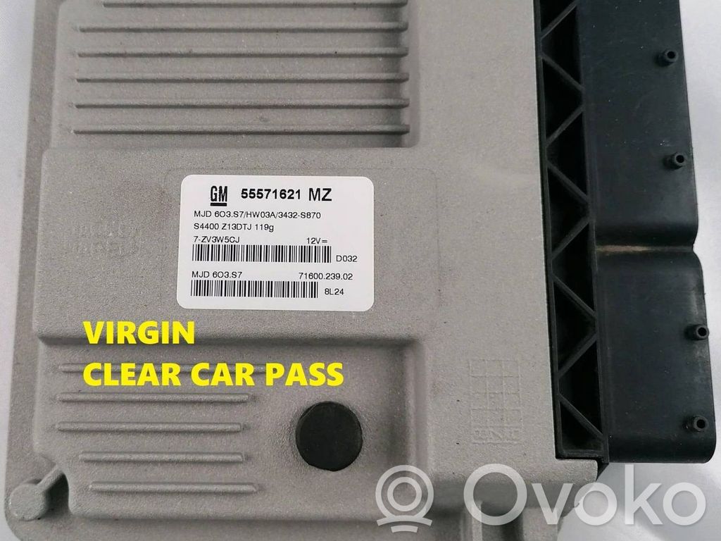 Opel Corsa D Engine control unit/module 