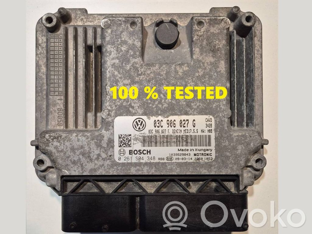 Engine control unit/module   0261S04348,03C906027G,03C906027E
