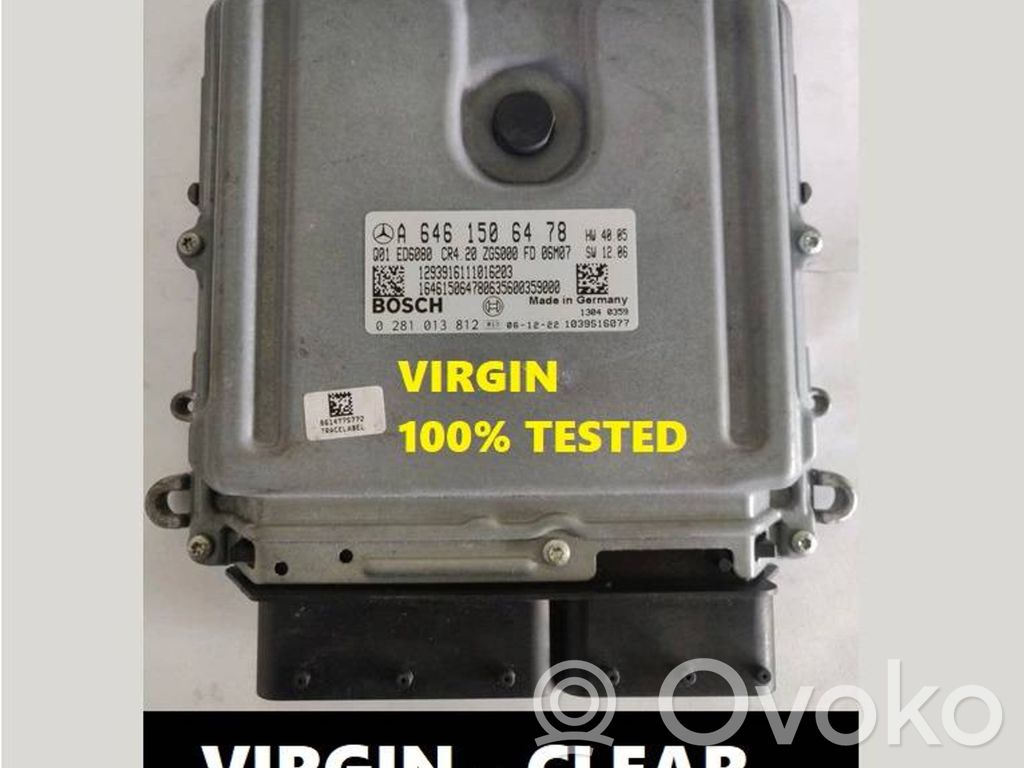 Engine control unit/module ECU   0281013812,A6461506478