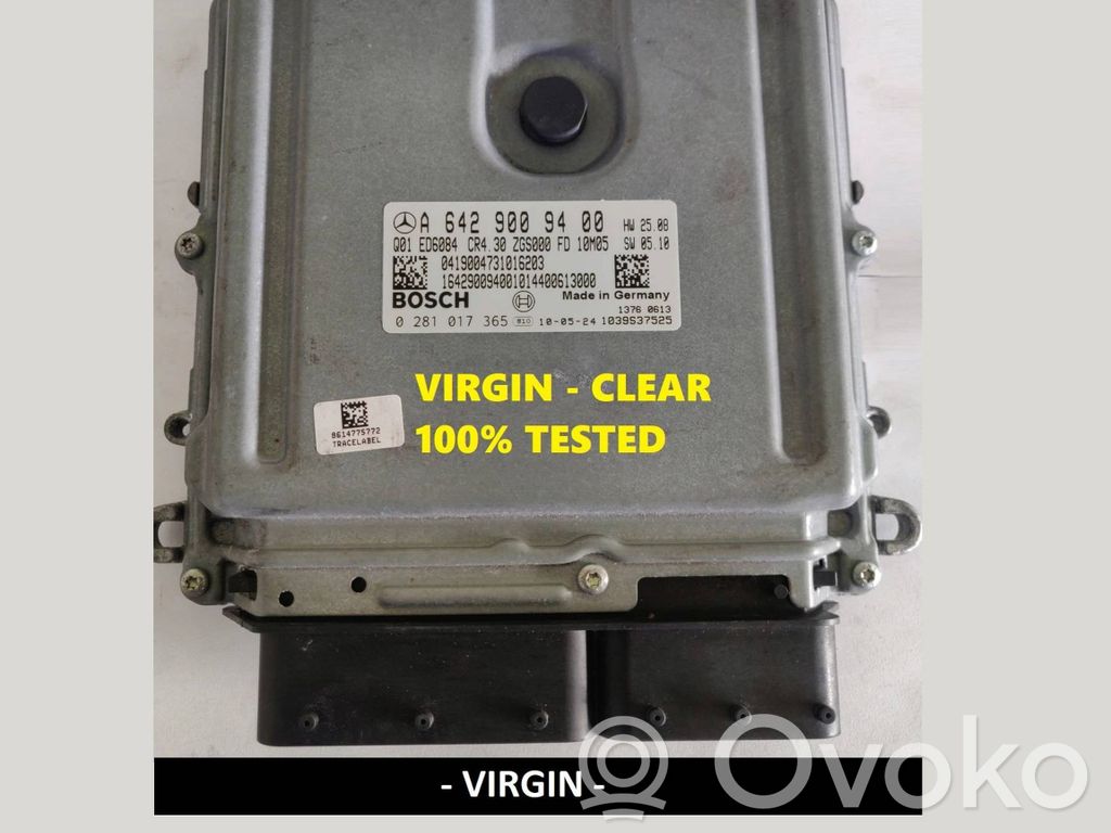 Komputer / Sterownik ECU silnika   0281017365,A6429009400