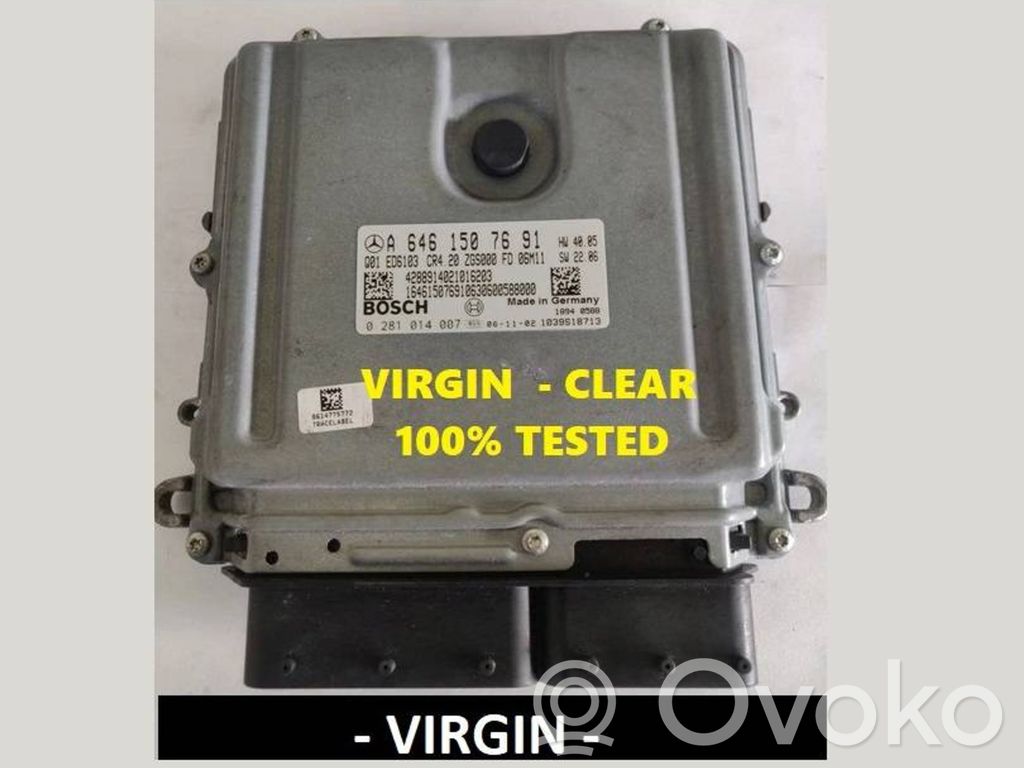 Mercedes-Benz Vito Viano W639 Engine control unit/module 