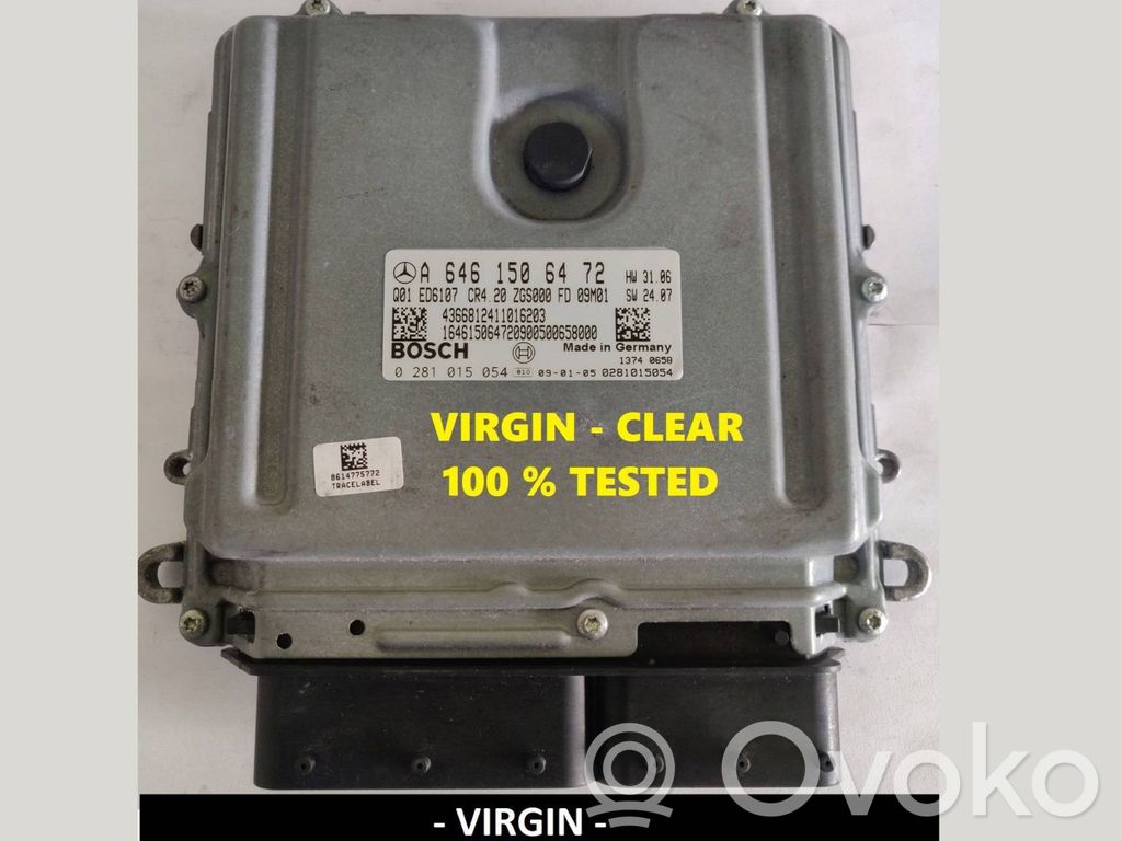 Mercedes-Benz Vito Viano W639 Engine control unit/module 