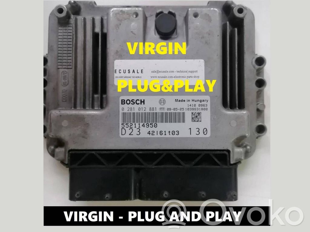 Engine control unit/module ECU   552114950,0281012881,42161103