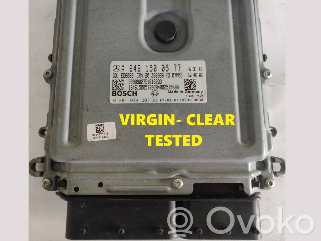 Engine control unit/module ECU   A6461500577,0281014203