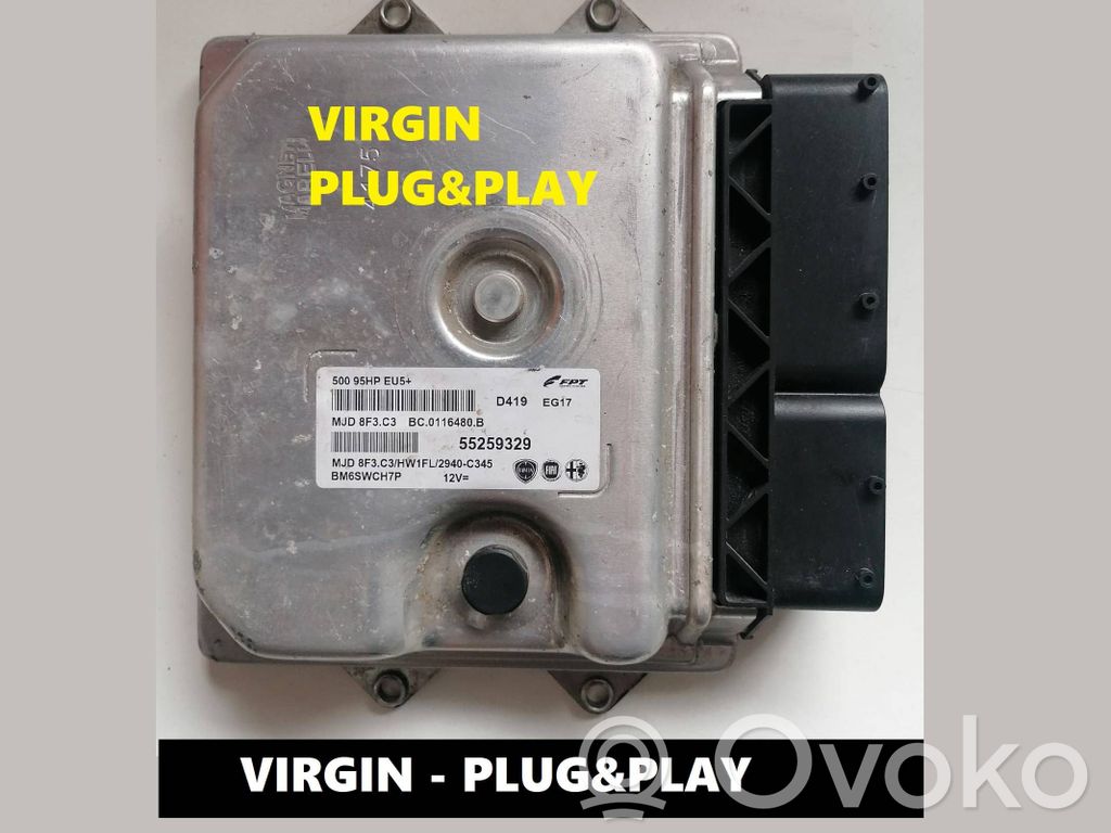 Fiat 500 Abarth Engine control unit/module ECU 