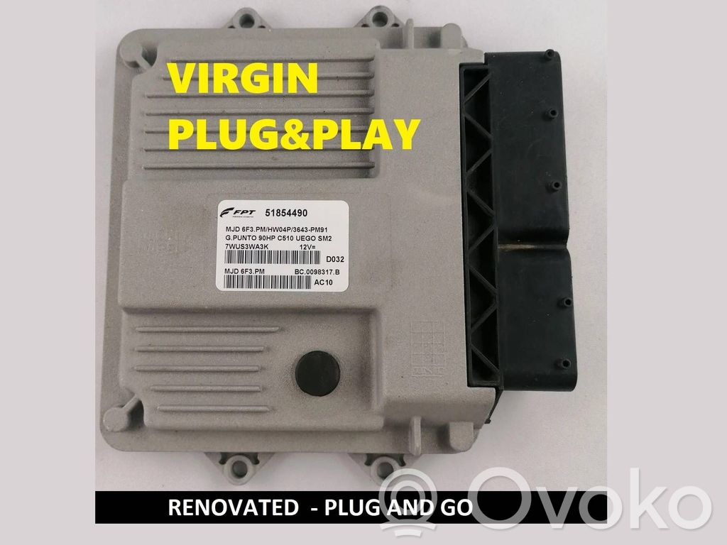 Fiat Punto Evo Engine control unit/module 