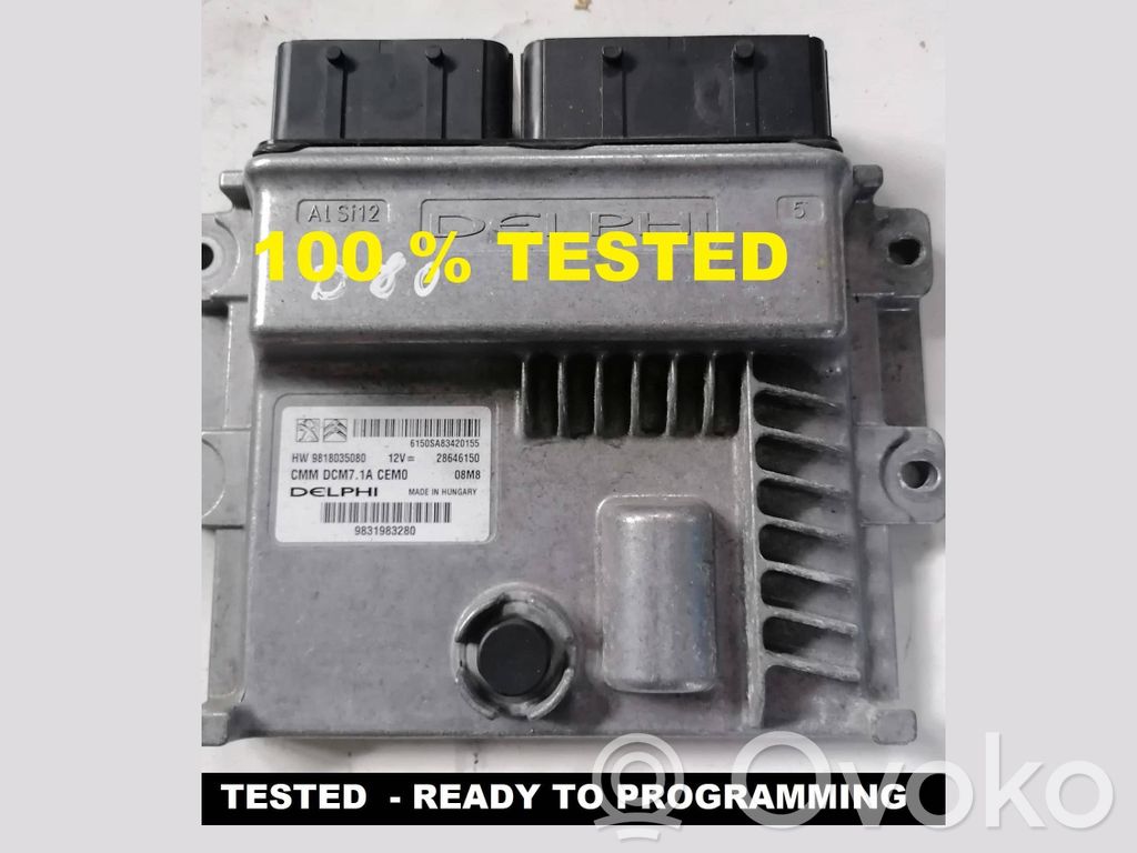 Citroen Jumpy Engine control unit/module 