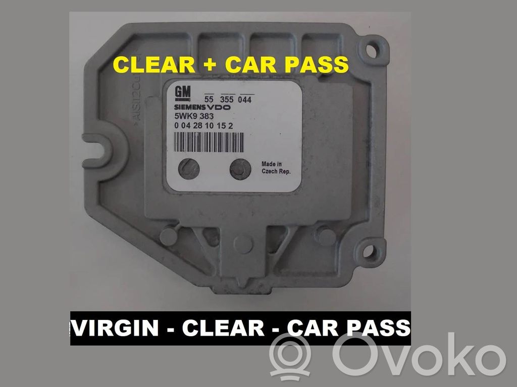 Engine control unit/module   55355044,5WK9383,0042810152