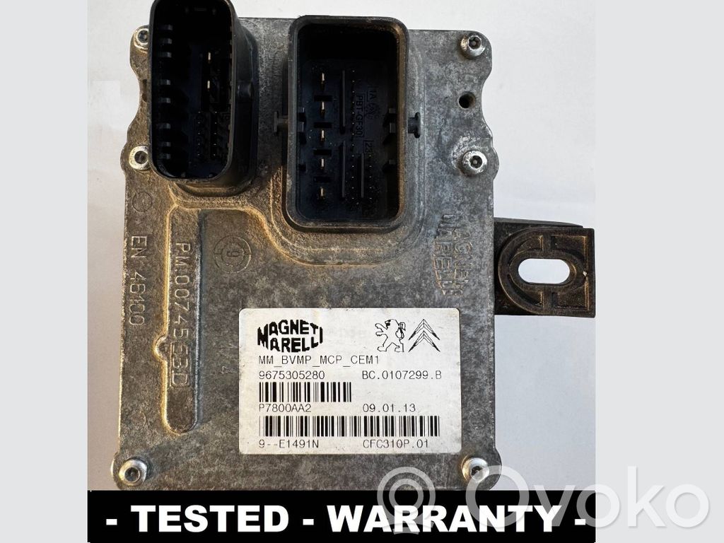 Peugeot 308 Gearbox control unit/module 