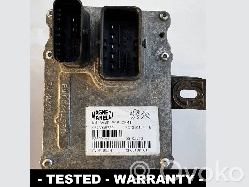 Gearbox control unit/module   9678905780,BC0101511E,P8300AA1