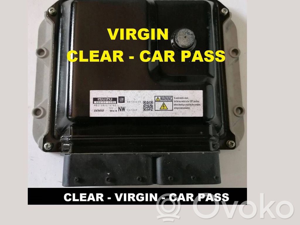 Opel Zafira B Engine control unit/module ECU 