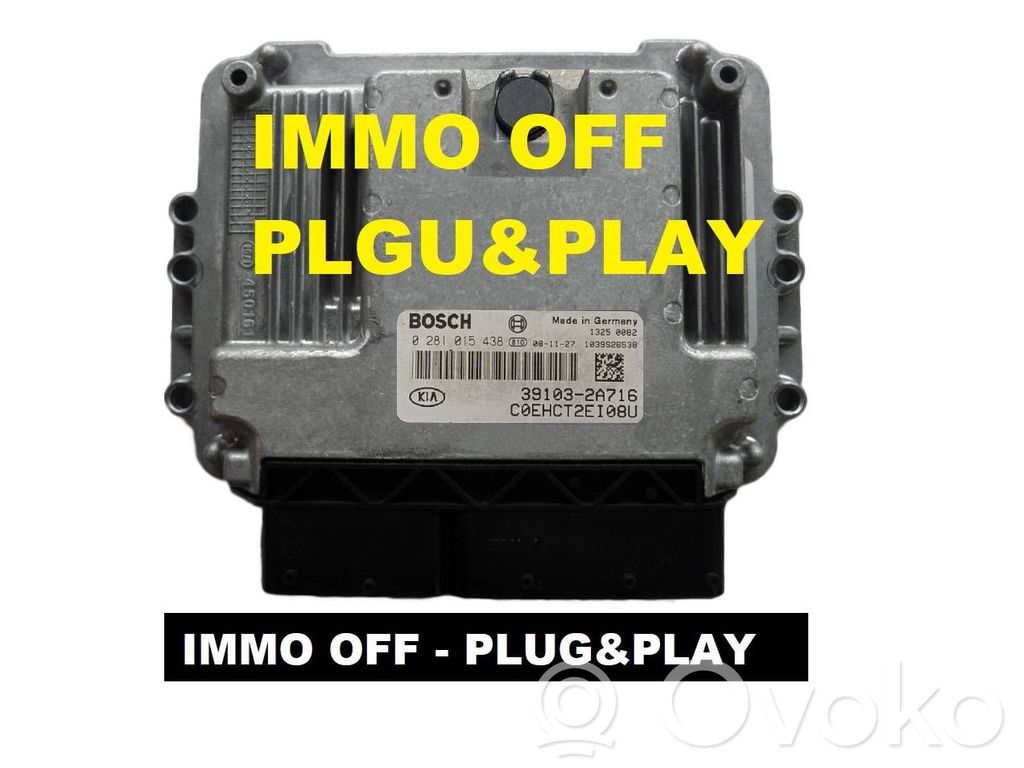 Unidad de control/módulo del motor   391032A716,0281015438,C0EHCT2EI08U