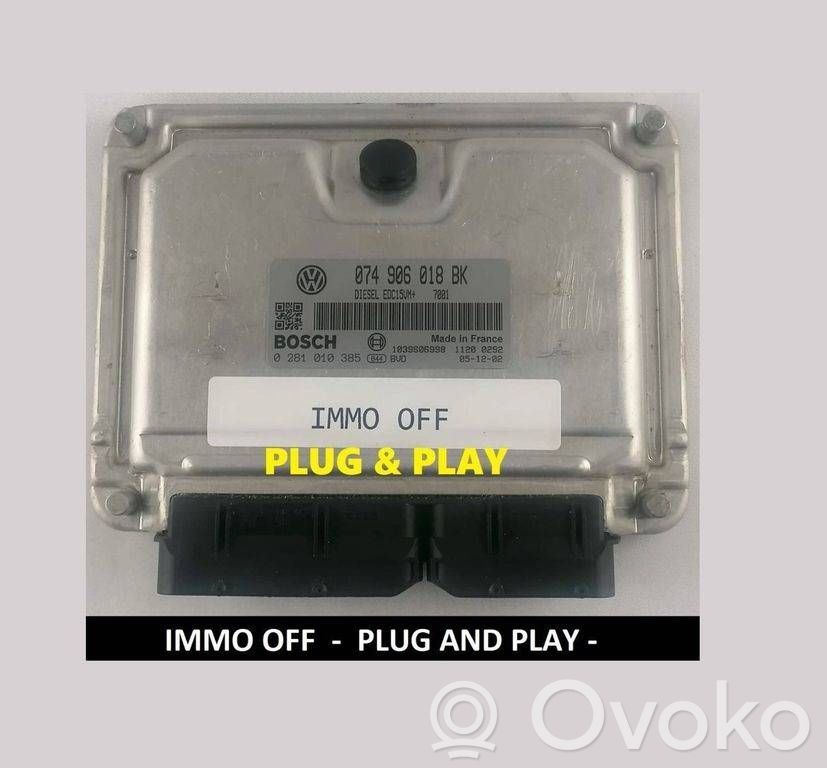 Engine control unit/module   0281010385,074906018BK,1039606998