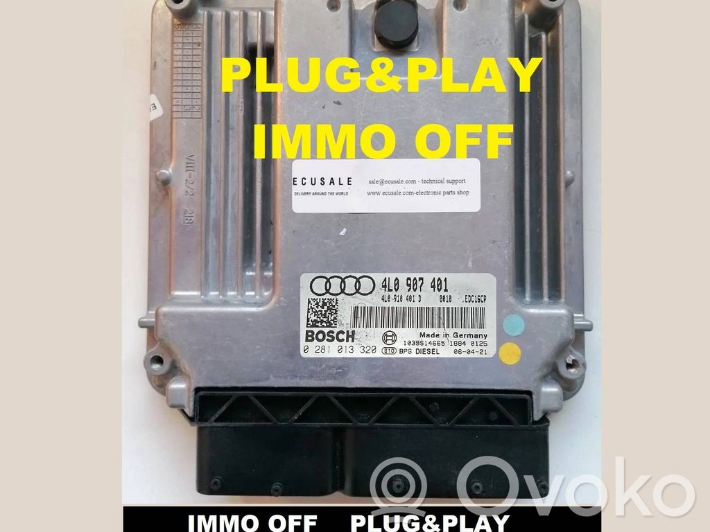 Sterownik / Moduł ECU   4L0907401,0281013320,1039S14665