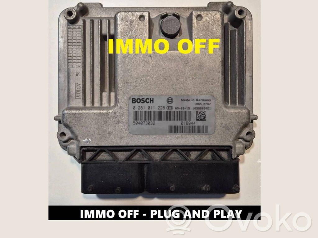 Engine control unit/module ECU   0281011228,504073032