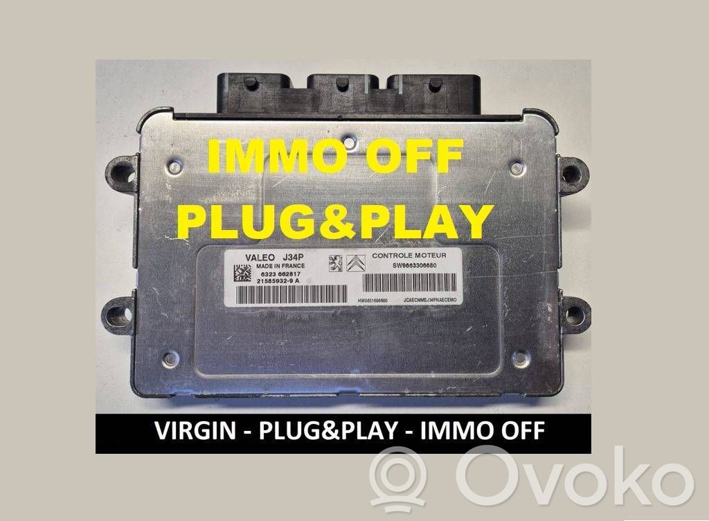 Citroen C3 Pluriel Engine control unit/module 