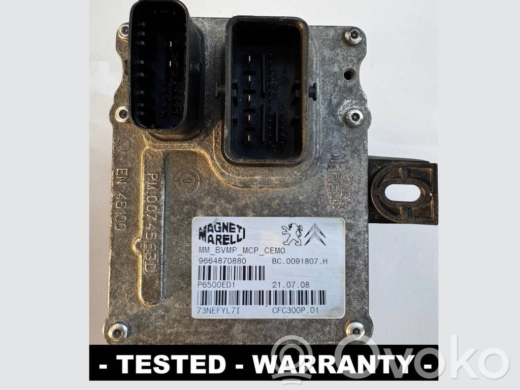 Citroen C4 I Gearbox control unit/module 