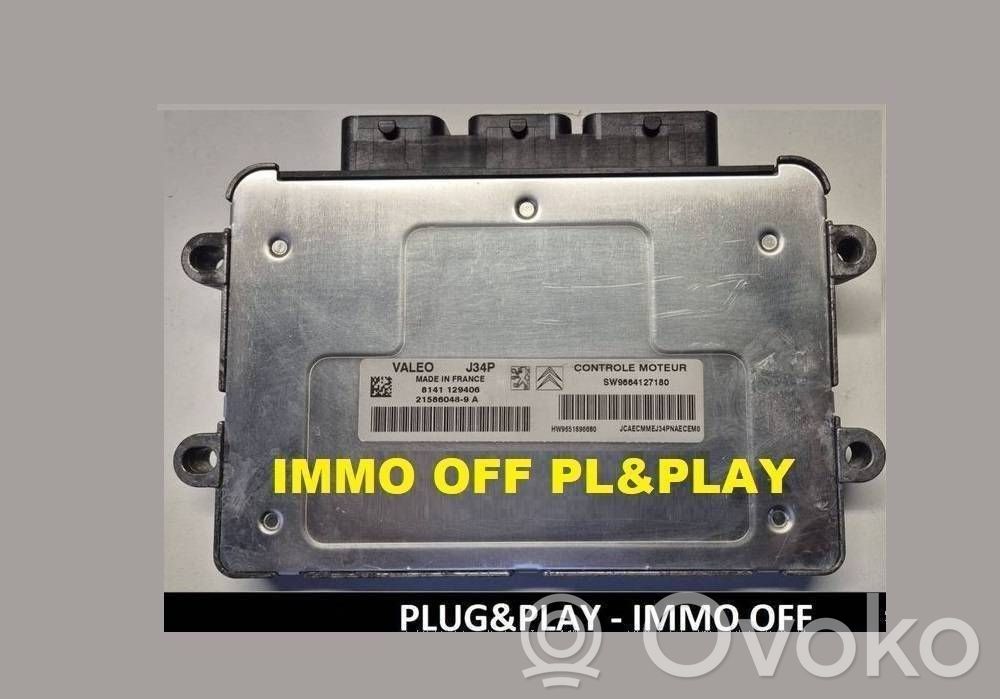 Engine control unit/module   SW9664127180,215660489A