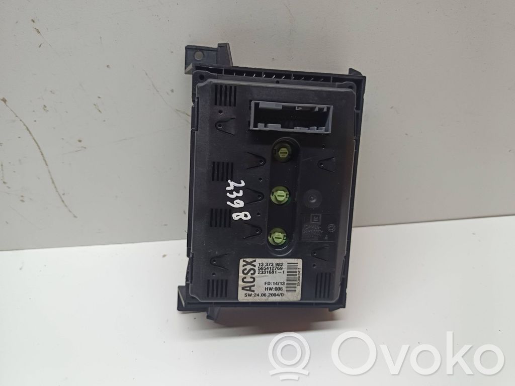 Opel Zafira B Pantalla/monitor/visor 