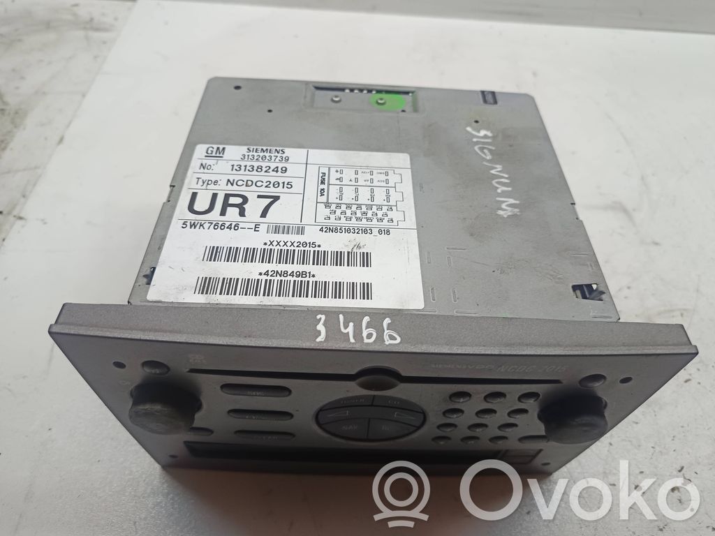 Opel Vectra C Unitate principală radio/CD/DVD/GPS 