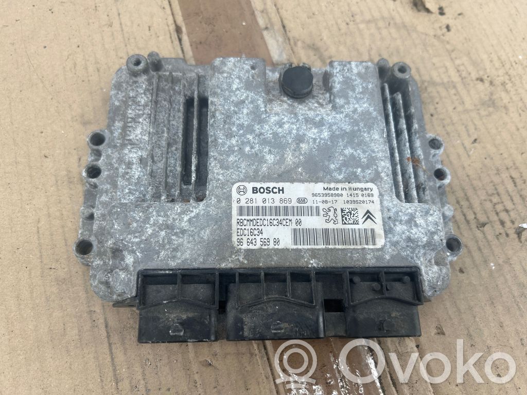 Peugeot 308 Engine control unit/module 