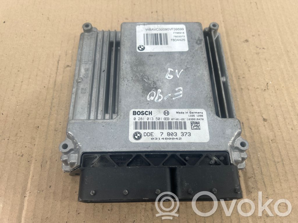 BMW 3 E90 E91 Variklio valdymo blokas 