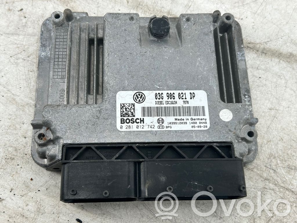 Audi A3 S3 A3 Sportback 8P Engine control unit/module 