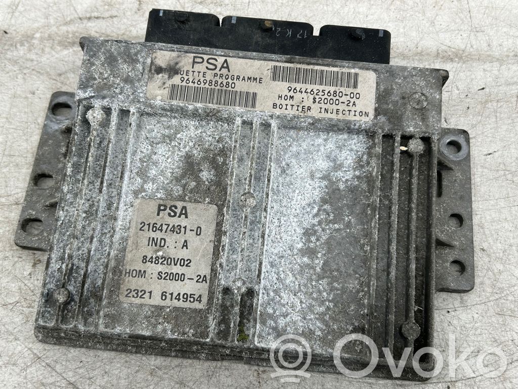 Peugeot 206 Engine control unit/module 