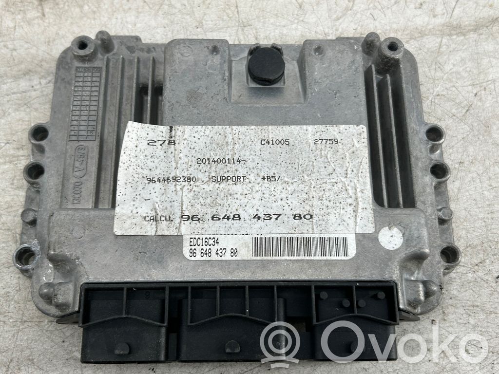 Peugeot 308 Engine control unit/module 
