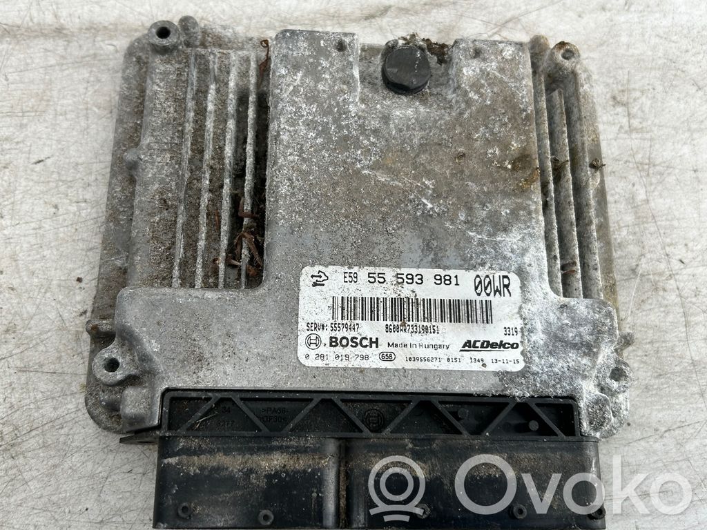 Engine control unit/module   55593981,55579447,0281019798