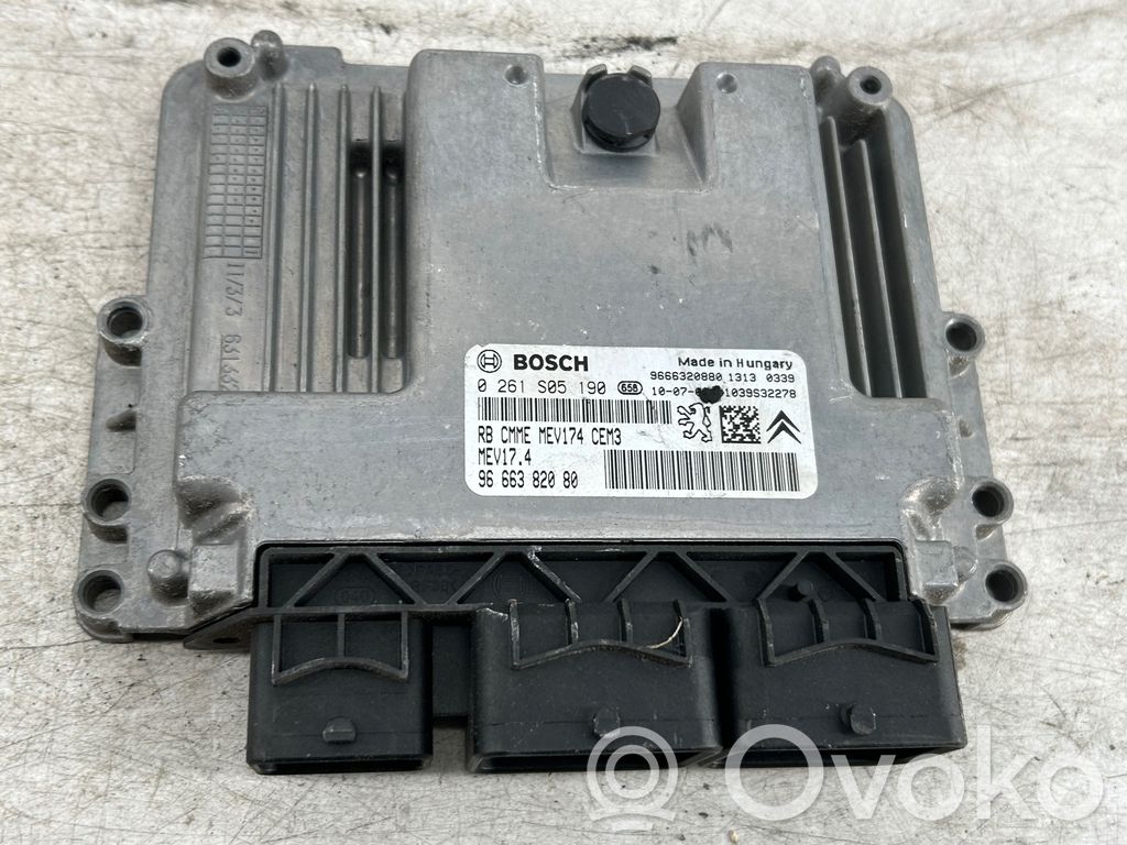 Citroen DS3 Engine control unit/module 