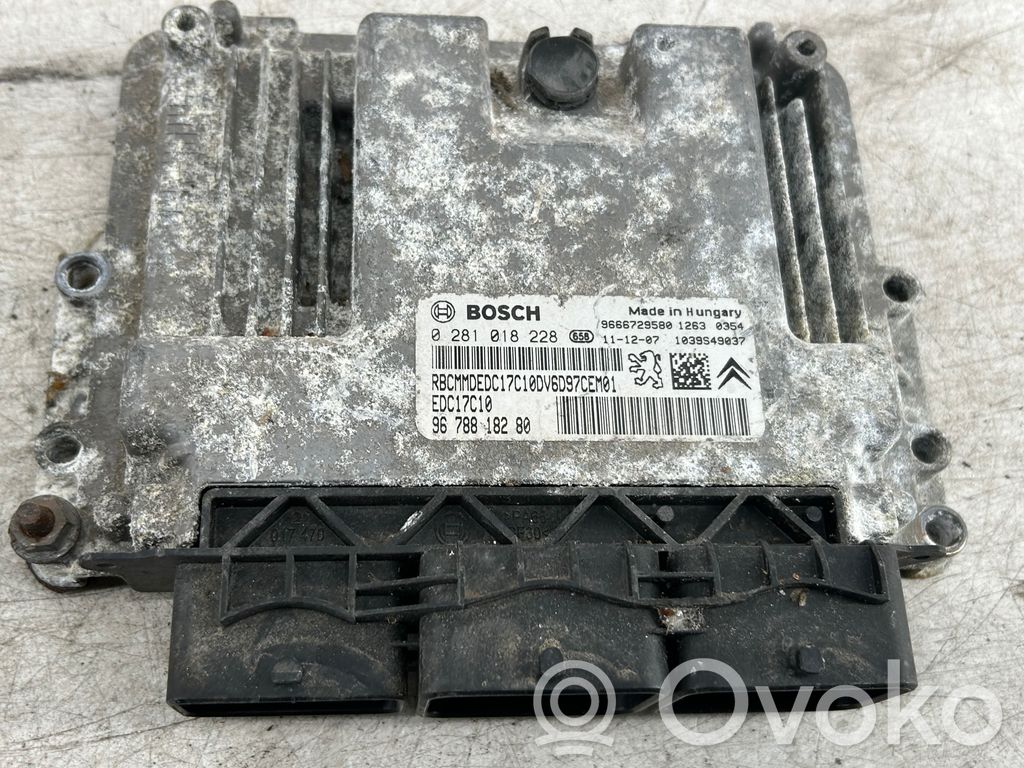 Citroen C4 Grand Picasso Engine control unit/module 