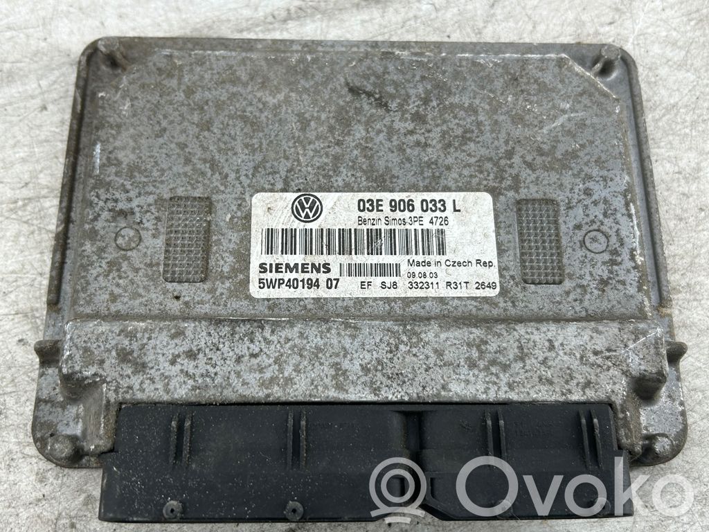 Seat Leon (1P) Engine control unit/module 