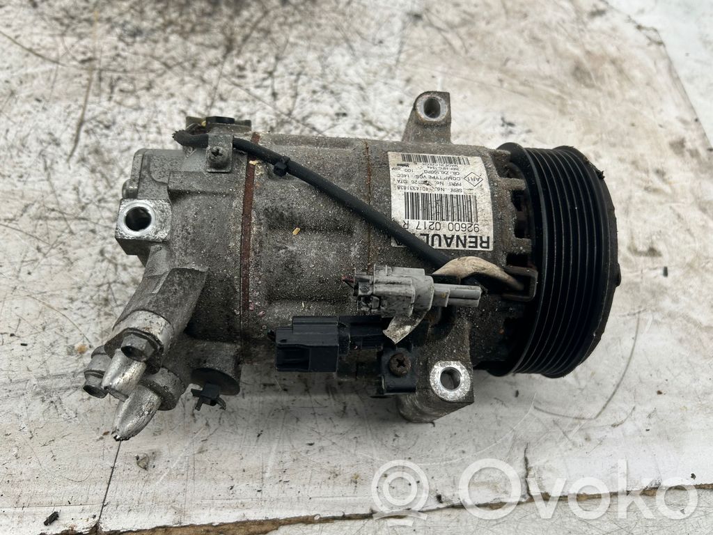Renault Clio IV Air conditioning (A/C) compressor (pump) 
